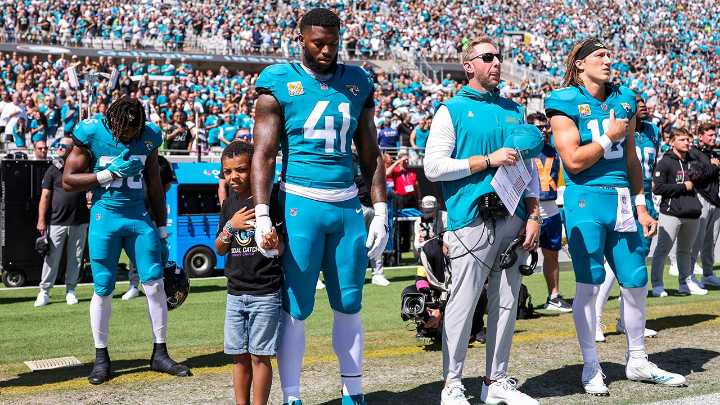 Jaguars star's 'cancer warrior' son joins team as honorary captain