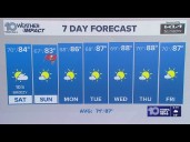 10 Weather: Friday evening forecast