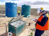 Provincia realizó inspecciones hídricas en el yacimiento Cerro Negro