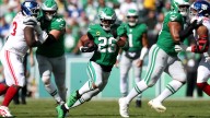 Barkley breaks out early against Giants. Social media reacts to TD run