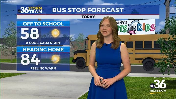 A warm and sunny Thursday ahead