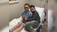 'Stay strong': Mentor teen overcomes rare cancer to play high school football with his brother