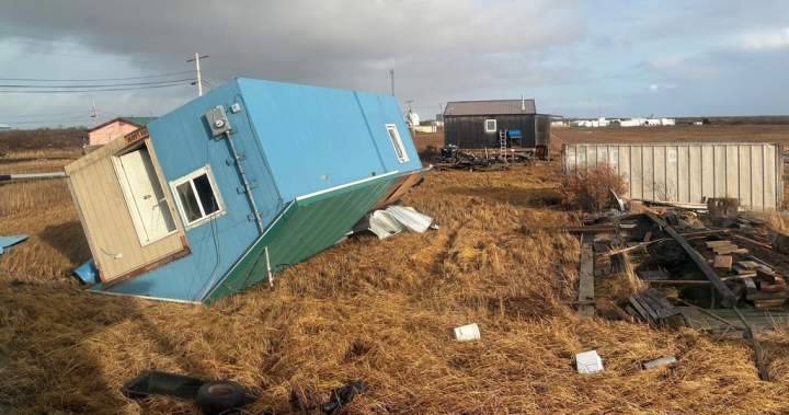 1,500 people driven from homes after Typhoon Halong batters Alaska
