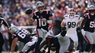 Drake Maye throws 3 TDs as Patriots overcome Myles Garrett’s 5