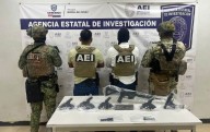 Desactivan a otra célula criminal, decomisa Fiscalía seis armas