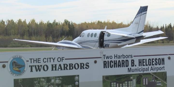 Two Harbors city leaders celebrate new terminal building project, worth $1.3 million