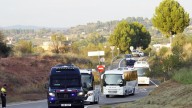 El Hapoel Jerusalén llega escoltado al pabellón Nou Congost pese a las protestas en Manresa y Barcelona
