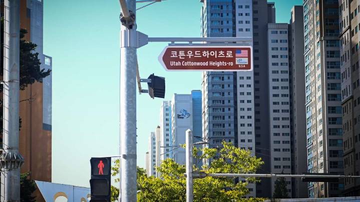 South Korean city street naming honors international partnership with Cottonwood Heights