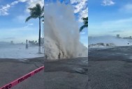 Ahora por “Raymond”, sigue la bandera roja en todas las playas de Puerto Vallarta