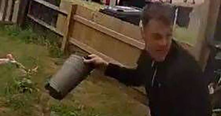 Doorbell footage captures shocking moment brothers smash up woman's home