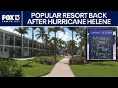 Florida resort, beach bar reopen after Hurricane Helene recovery