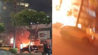 Atentado con carro bomba en Ecuador deja dos muertos y varios heridos. El hecho quedó captado en imágenes