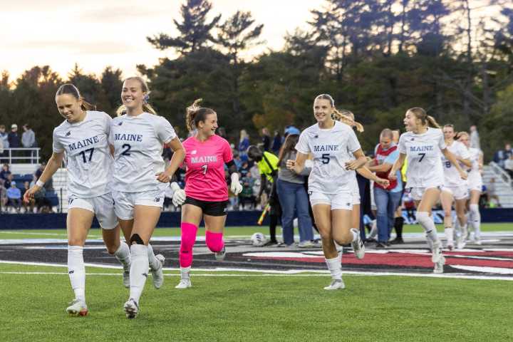 It was a memorable opening night at UMaine women’s new soccer complex