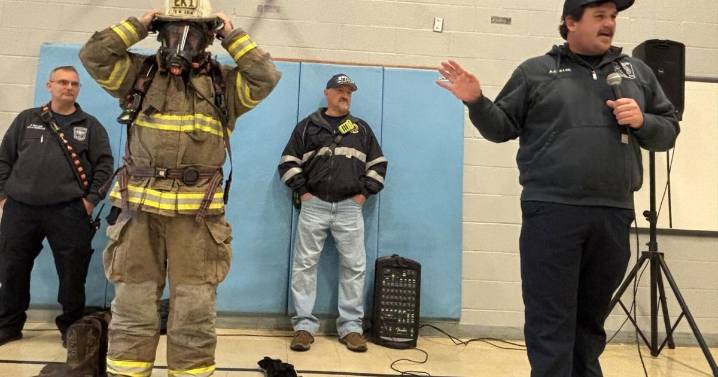 Friendship Fire Company reinforces fire safety at C. W. Shipley Elementary during Fire Prevention week