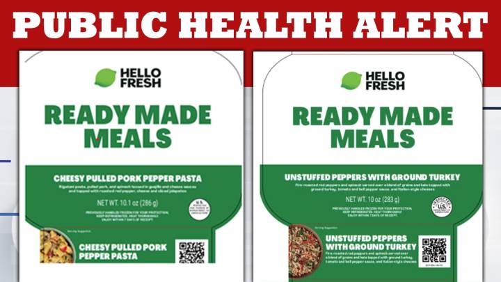 Public health alert issued for ready-to-eat meals containing spinach with possible Listeria contamination