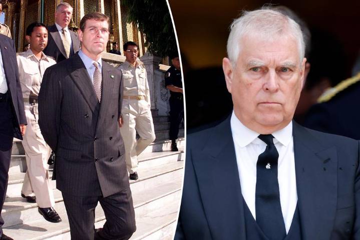 Andrew Mountbatten Windsor had '40 prostitutes' delivered to Thailand hotel during 'midlife crisis' trip, historian claims