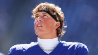 Jaxson Dart's chain: Why Giants' rookie QB wears a sparkling necklace during NFL games