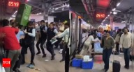 Watch: Vande Bharat pantry staff fight with dustbins, belts in Delhi; 4 suspended, Rs 5L fine imposed