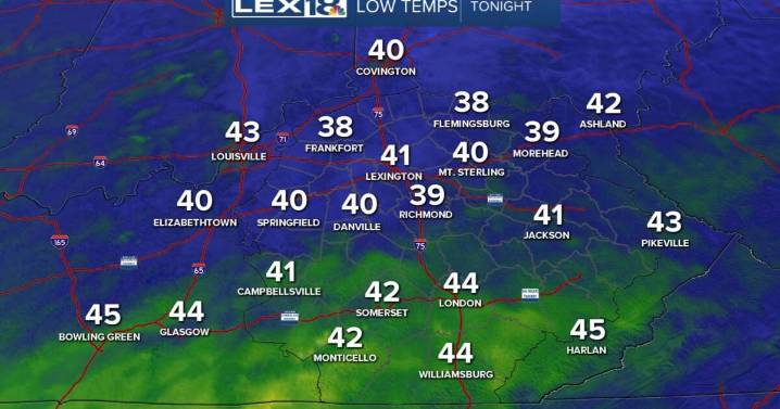 Patchy frost possible tonight