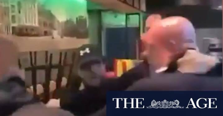 Darts champion caught in kebab shop brawl