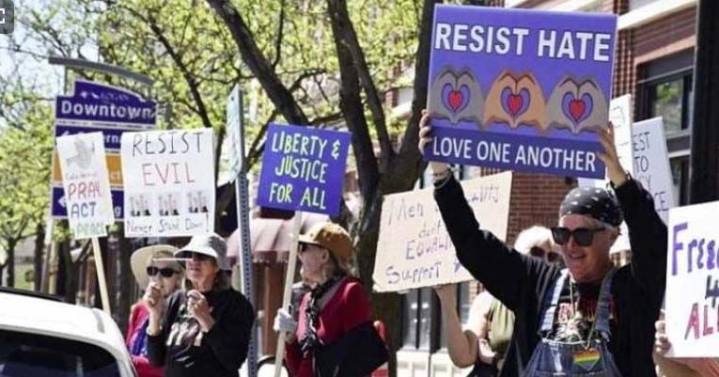 Non-violent protest against alleged Trump authoritarian actions will resume here on Oct. 18