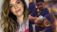 Dalma reveló la divertida anécdota detrás de una foto junto a Maradona en la Bombonera: "Cambiá la cara"