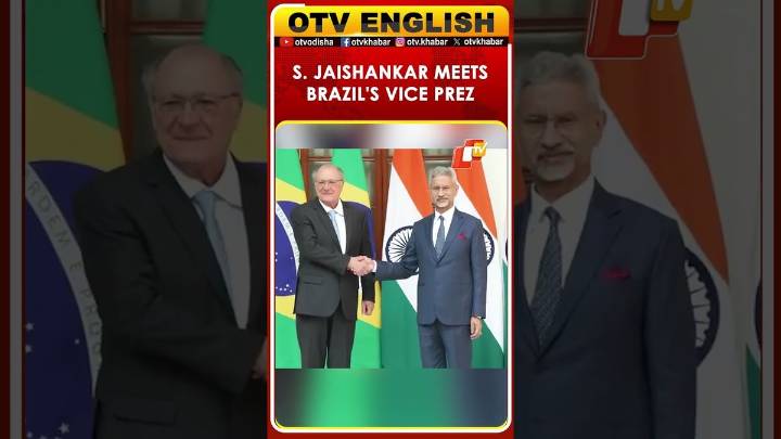 EAM Dr S Jaishankar Meets Geraldo Alckmin, Vice
