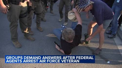ICE in Chicago: Veterans speak out against ICE after Air Force veteran Dana Briggs arrested at protest in Broadview