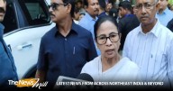 West Bengal CM Mamata Banerjee meets BJP MP Khagen Murmu who was attacked while distributing relief material in Nagrakata