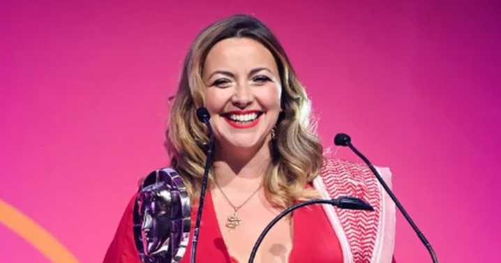 Charlotte Church's son shares striking resemblance to rugby icon dad in rare public outing