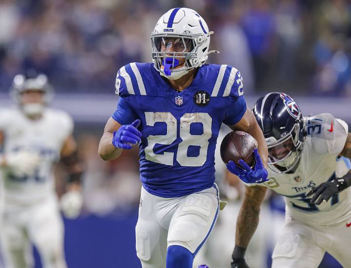 NFL Names Colts Running Back Jonathan Taylor AFC Offensive Player of the Month