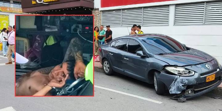 Intentaron robarlo, pero no contaban con su reacción: conductor atropelló a dos ladrones en pleno hurto