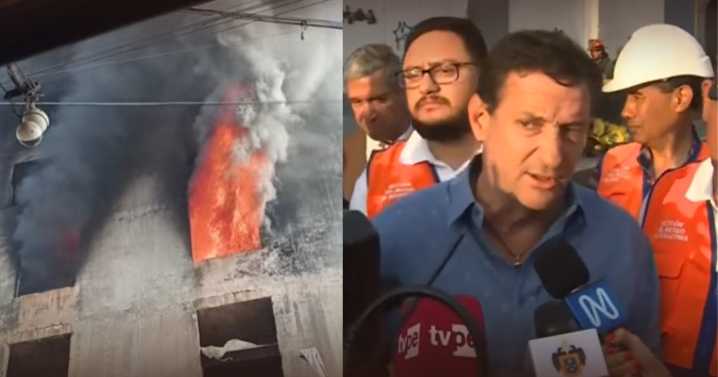 MML declara inhabitable edificio incendiado en Cercado de Lima: "Puede colapsar en cualquier momento"