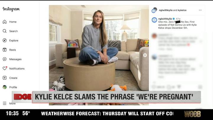The Edge: Kylie Kelce says men should stop saying this when their wife is pregnant