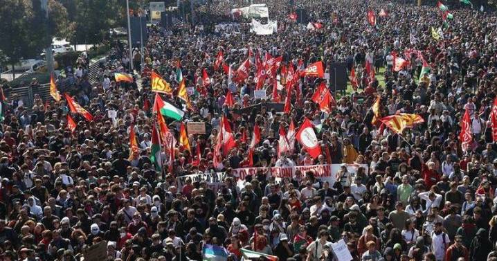 Huge protests in Italy after Gaza aid flotilla halted