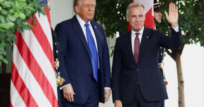 Trump se reúne con Mark Carney: Avanzan negociaciones comerciales