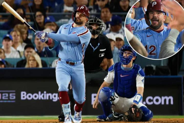 Kyle Schwarber belts two homers to propel Phillies past Dodgers
