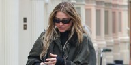 Madelyn Cline Runs Errands With ‘I Know What You Did Last Summer’ Writer Sam Lansky in NYC | Madelyn Cline, Sam Lansky 