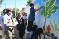 Fuentes participó de una jornada de cuidado del ambiente con estudiantes en el barrio La Católica