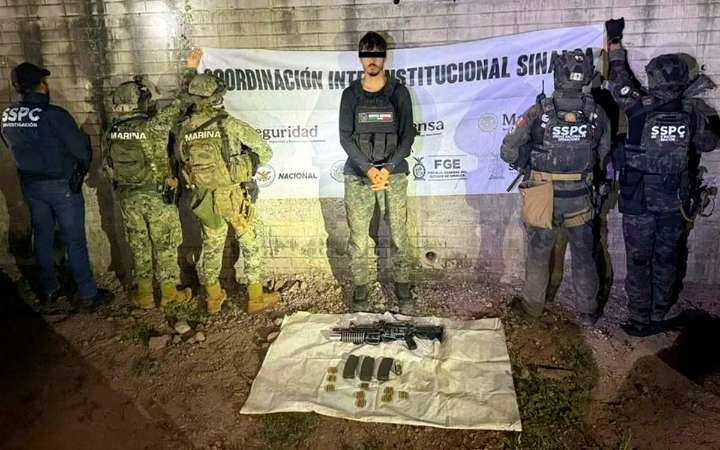 Detienen en Sinaloa a Filiberto 'N', presunto miembro de 'Los Chapitos'