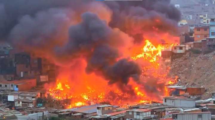 Incendio en Perú Hoy: Explosión de Pirotécnia Destruye 300 Casas