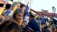 Junto a Virginia Gallardo, Milei maltrató al periodista de TN: "No es momento de ustedes"