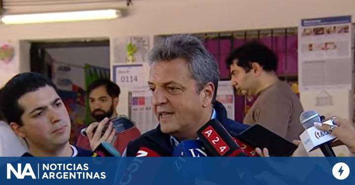 “Estamos en una elección crucial”, sostuvo Massa tras emitir su voto en Tigre