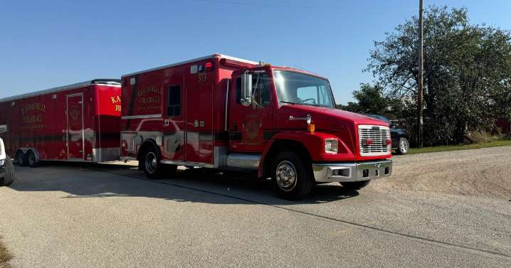 Town of Paris fire crews rescue 65-year-old man trapped in grain bin