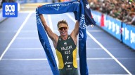 Australia's Matthew Hauser claims world triathlon championship with Wollongong victory