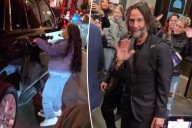 Crazed Keanu Reeves fan chases after him post
