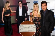 Denise Richards proves Charlie Sheen  wrong with photo of uncashed $1M check