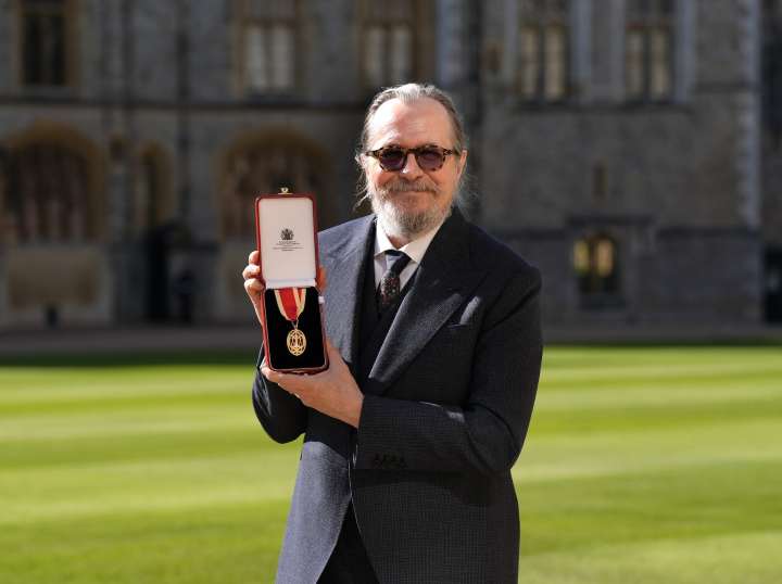 Prince William Had a Fanboy Moment During Gary Oldman's Knighthood Ceremony