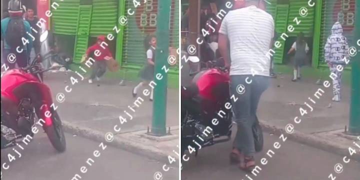 Captan a dos niños participando en rapiña en tienda de autoservicio tras marcha del 2 de octubre, en la CDMX