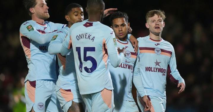 4th-tier Grimsby loses to Brentford to end impressive run in League Cup. Wrexham knocked out